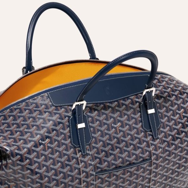 Goyard Bowling 55 Bag Navy Blue