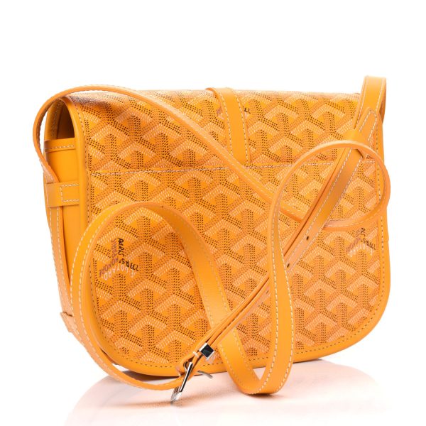 Goyardine Belvedere PM Messenger Bag Yellow