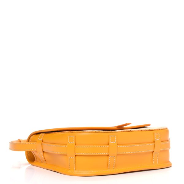 Goyardine Belvedere PM Messenger Bag Yellow