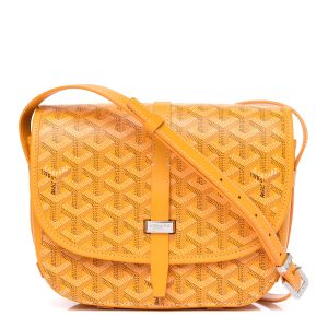 Goyardine Belvedere PM Messenger Bag Yellow