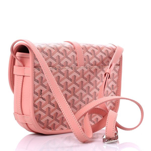 Goyardine Belvedere PM Messenger Bag Pink