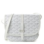 Goyardine Belvedere II PM Messenger Bag White