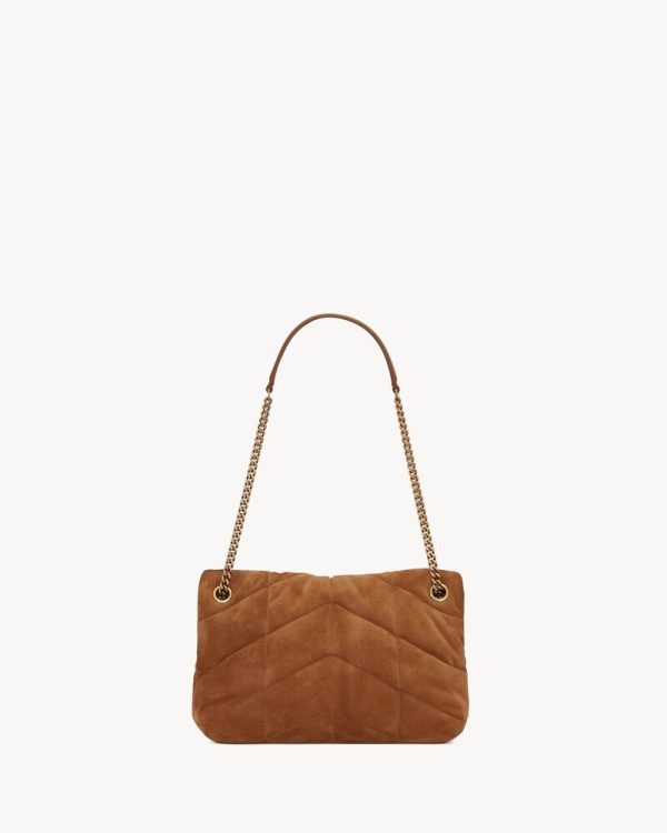 YSL PUFFER SMALL IN SUEDE
