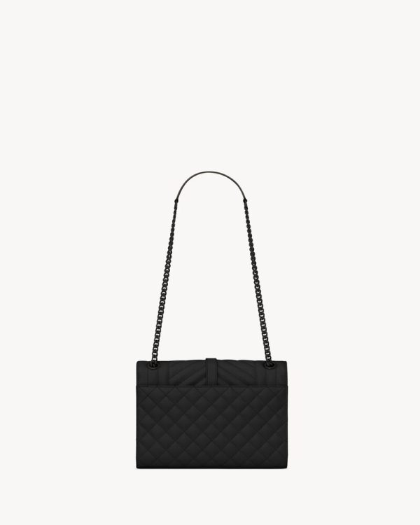 YSL ENVELOPE MEDIUM IN GRAIN DE POUDRE BAG