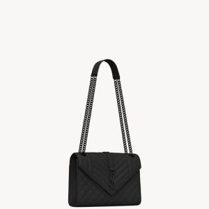 YSL ENVELOPE MEDIUM IN GRAIN DE POUDRE BAG