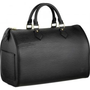 Louis Vuitton Speedy 30 M59222 Black EPI Leather Bag
