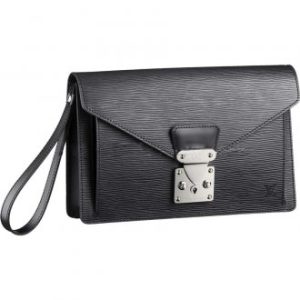 Louis Vuitton Sellier Dragonne Clutch M52762 Noir EPI Leather Bag
