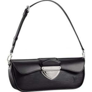Louis Vuitton Montaigne Clutch M59292 Black EPI Leather Bag