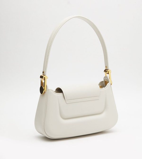 CHARLES & KEITH Koa Leather Push-Lock Top Handle Bag