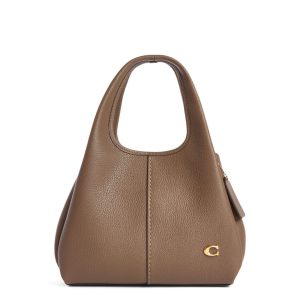 COACH LANA SHOULDER BAG 23 DARK STONE