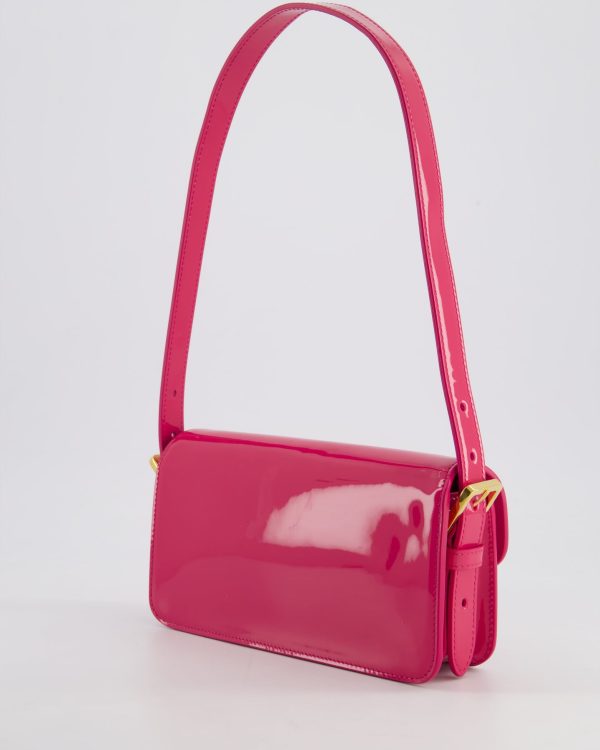 Miss Dior Patent Leather Calfskin Handbag Shoulder Bag with Golden Hardware