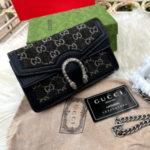 GUCCI DIONYSUS MINI GG LEATHER BAG