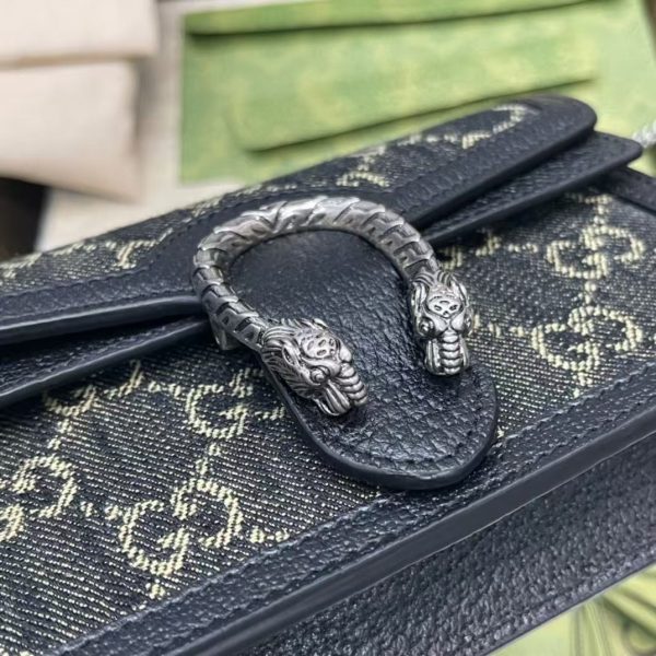 GUCCI DIONYSUS MINI GG LEATHER BAG