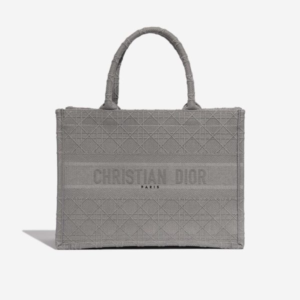 Dior Book Tote Medium Canvas Grey