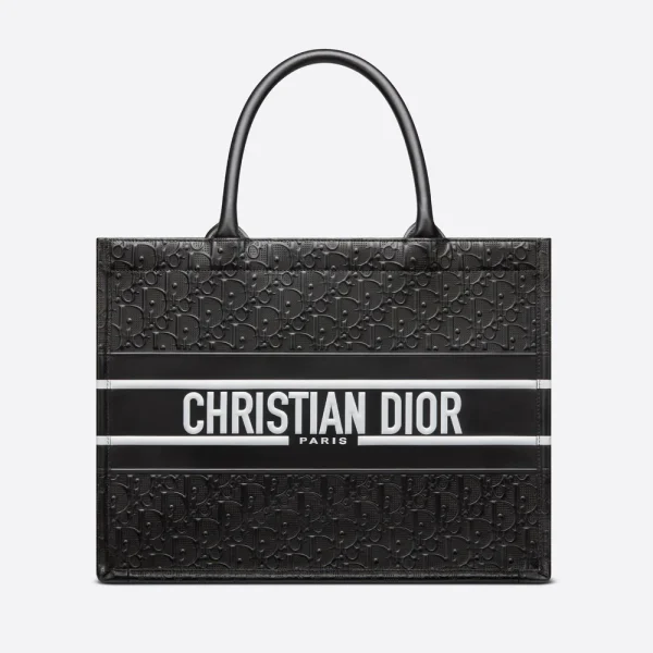 DIOR MEDIUM DIOR BOOK TOTE BLACK BAG