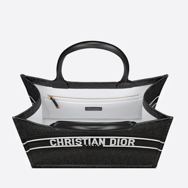 DIOR MEDIUM DIOR BOOK TOTE BLACK BAG