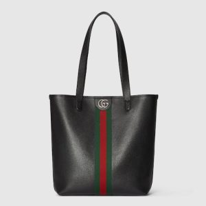 GUCCI Ophidia Medium Tote Black Soft Bag