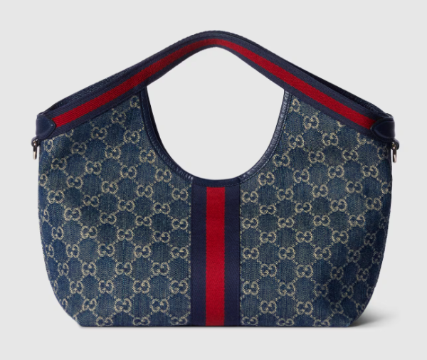 Gucci Giglio Small Tote Blue