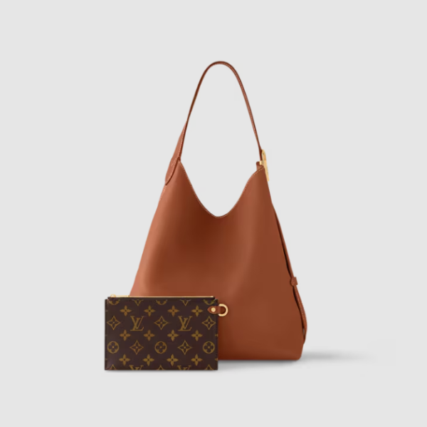 Louis Vuitton Low Key Hobo Cognac Brown MM Bag