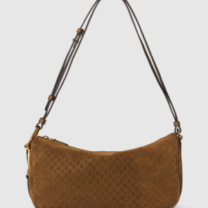 Gucci Half Horsebit medium brown shoulder bag